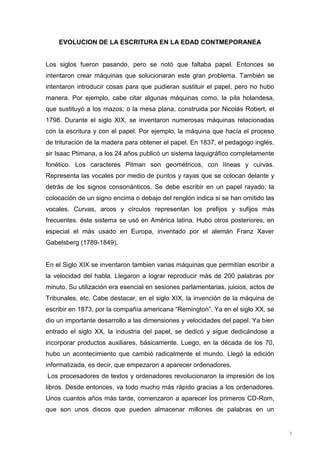 Introduccion  escritura