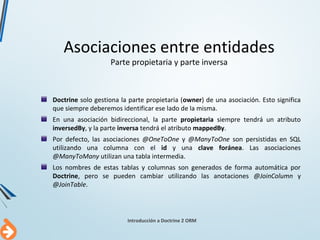Introduccion a Doctrine 2 ORM | PDF