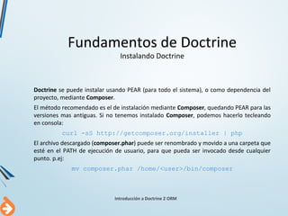Introduccion a Doctrine 2 ORM | PDF