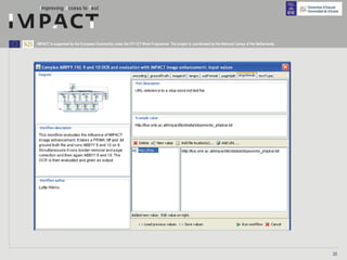 IMPACT is supported by the European Community under the FP7 ICT Work Programme. The project is coordinated by the National Library of the Netherlands.




                                                                                                                                                         35
 
