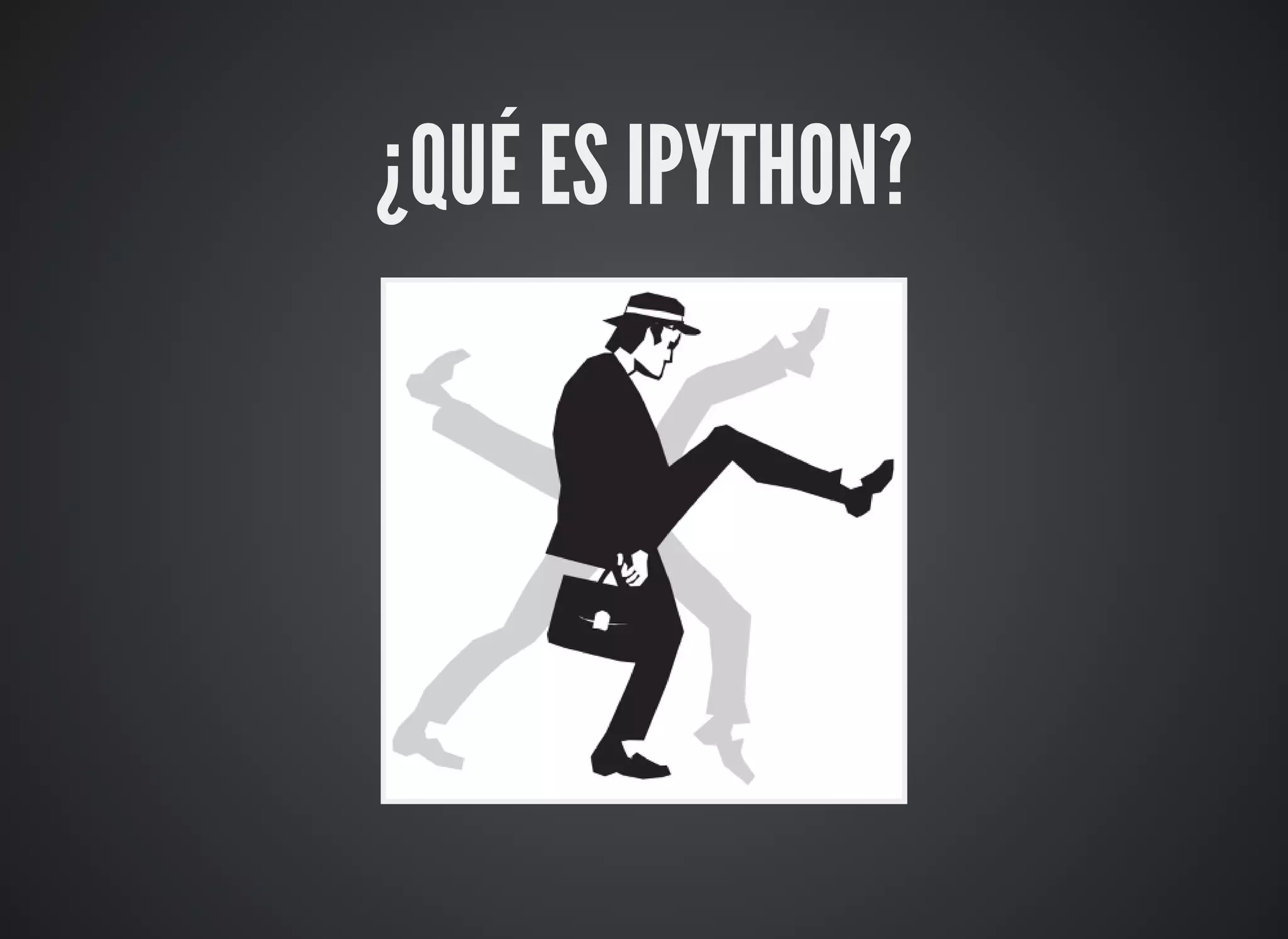 ¿QUÉ ES IPYTHON?
 