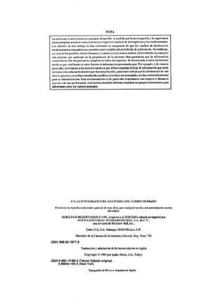 Introduccion a la anatomia