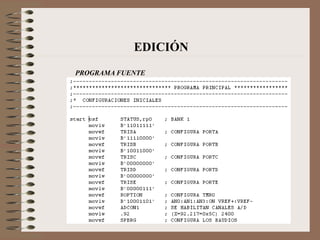 57
EDICIÓN
PROGRAMA FUENTE
 