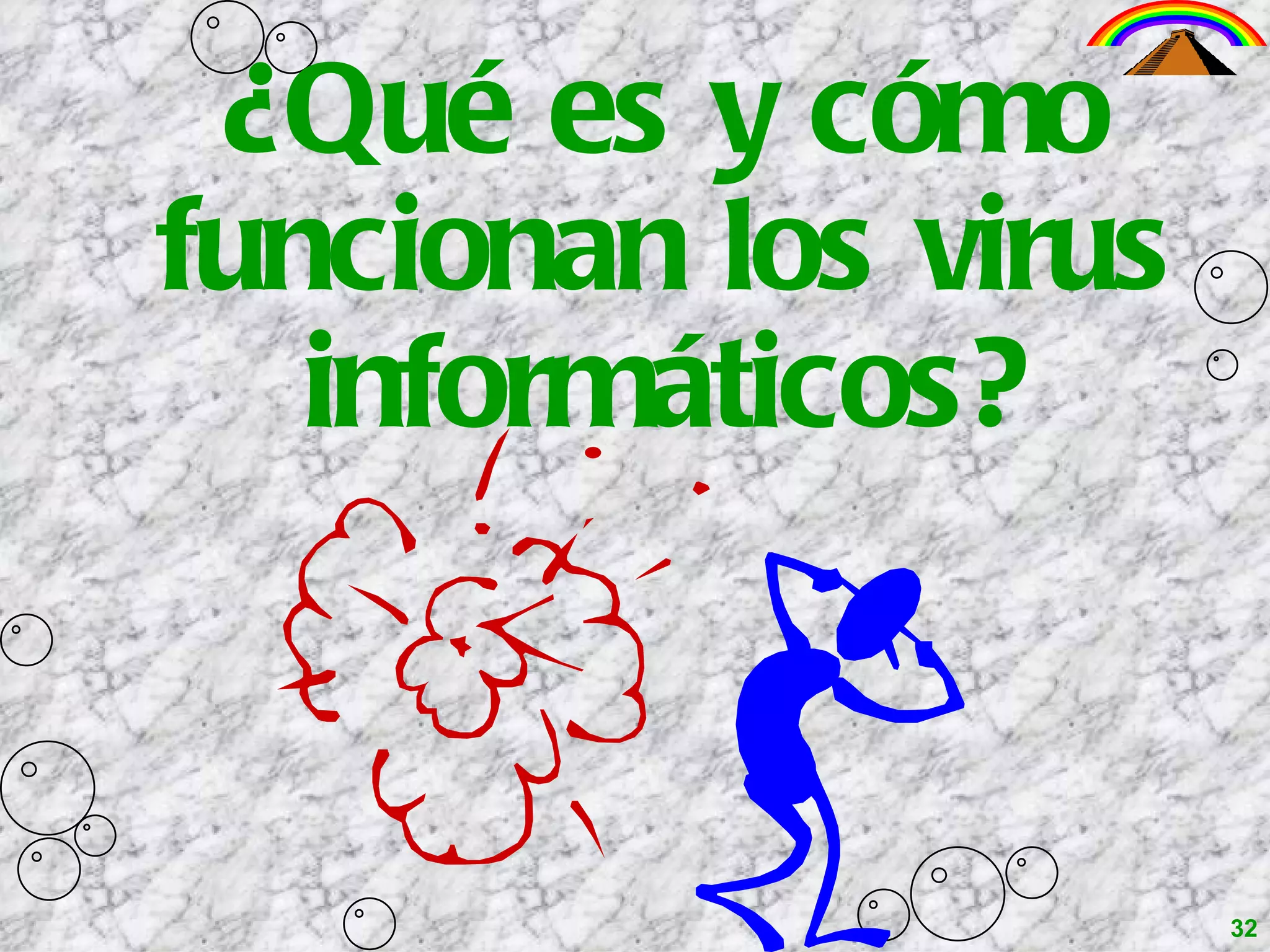 32 ¿Qué es y cómo funcionan los virus informáticos? 