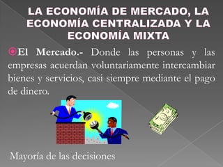 ¿PARA QUIÉN PRODUCIR ?