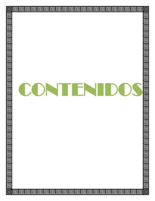 CONTENIDOS

 