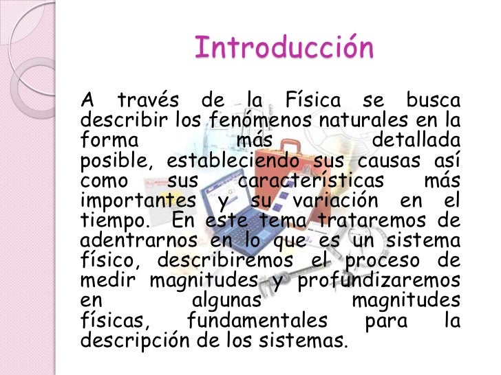 Introduccion a la fisica