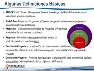 Introduccion a la Gestion de Proyectos