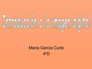 María García Curto
4ºD
 