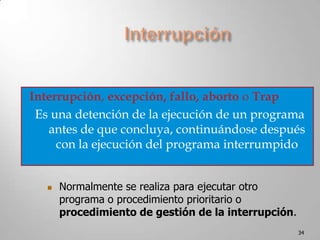 Problema en el funcionamiento global del computador:Es el de las diferentes velocidades operativas del mismo. La CPU es mucho más rápida que la memoria principal (unas 10 veces)La memoria es muchísimo más rápida que los periféricos (unas 200.000 veces). En toda transferencia de información entre dos unidades la unidad más lenta impone la velocidadPor esto el rendimiento global del computador sería muy bajo.Recordemos que en toda instrucción máquina al menos hay una transferencia entre CPU y  M.Esto relentiza considerablemente la velocidad de la CPU.  SoluciónSe han ideado diversas técnicas:memoria caché, controladores de E/S y controladores DMA23