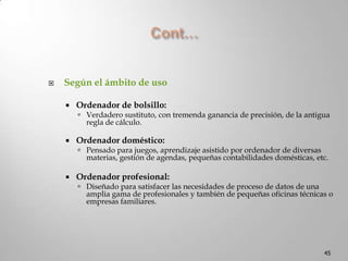 Cont…Cuando se hace una transferencia de un bloque de información controlado por  DMA, previamente la CPUinicializa unos registros especializados del DMA en los que se especifica: tamaño del bloque a transferir,dirección inicial del bloque a leer en la unidad de origen, dirección inicial donde se escribirá el bloque en la unidad de destino y sentido de la transferenciaUna vez inicializado el DMA, la CPU cede el control del bus al DMA, encargándose éste de controlar toda la transferencia de información.   Mientras la CPU puede realizar otras tareas.  Una vez finalizado el trasvase del bloque, el DMA envía a través del sub-bus de control una señal de interrupción al procesador, para que éste vuelva a tomar el control del bus del sistema. 30