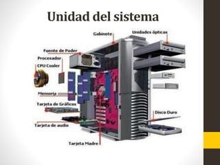 Unidad del sistema
 