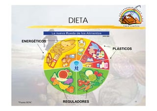 DIETA

  ENERGÉTICOS

                              PLÁSTICOS




*Fuente:SENC    REGULADORES               16
 