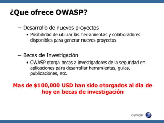 Open Web Application Security Project OWASP | PPT