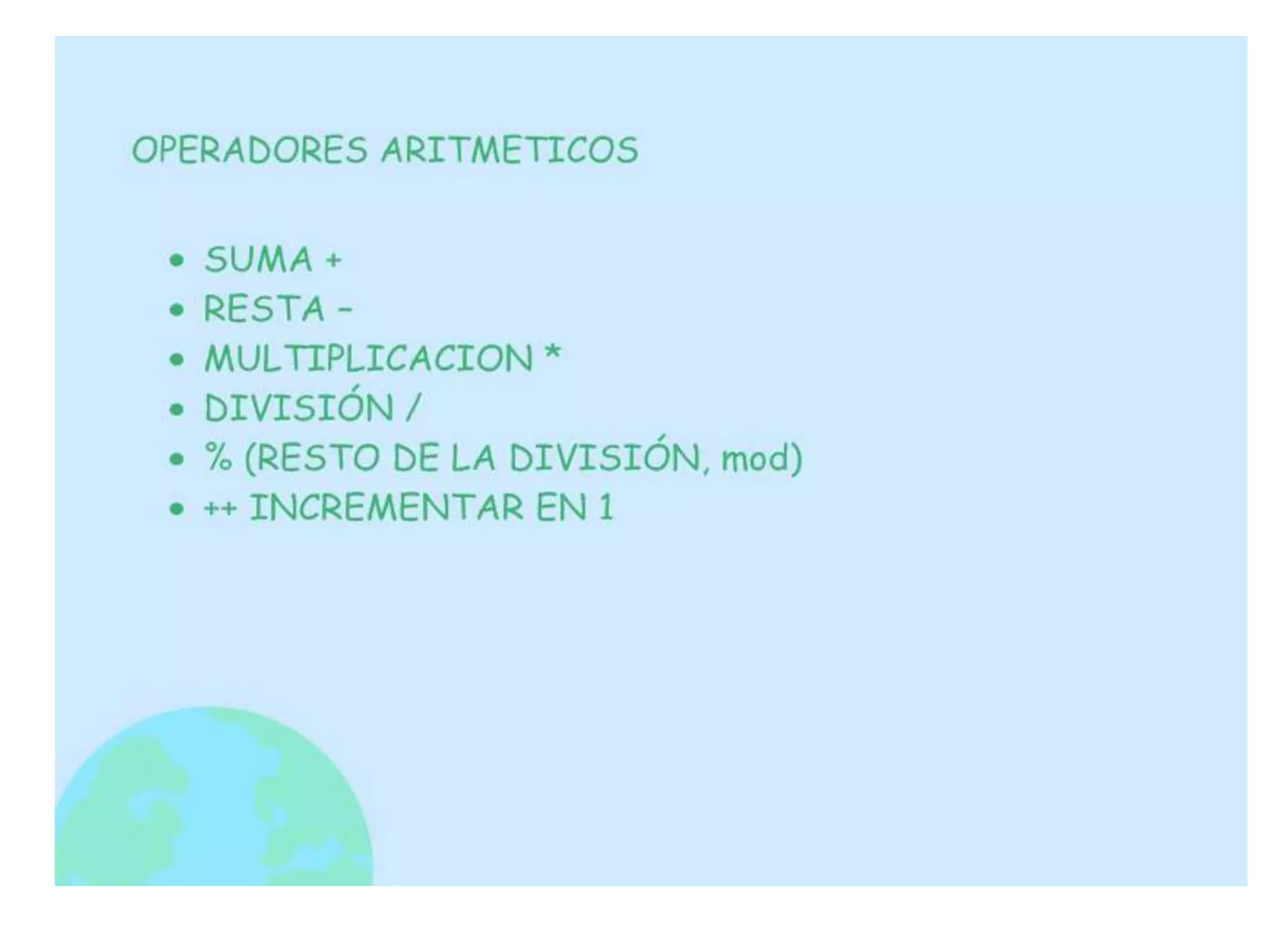 Introduccion a la programacion