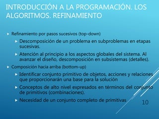 Introduccion a la programacion | PPTX