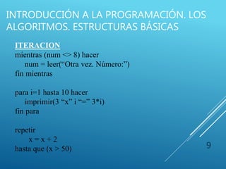 Introduccion a la programacion | PPTX