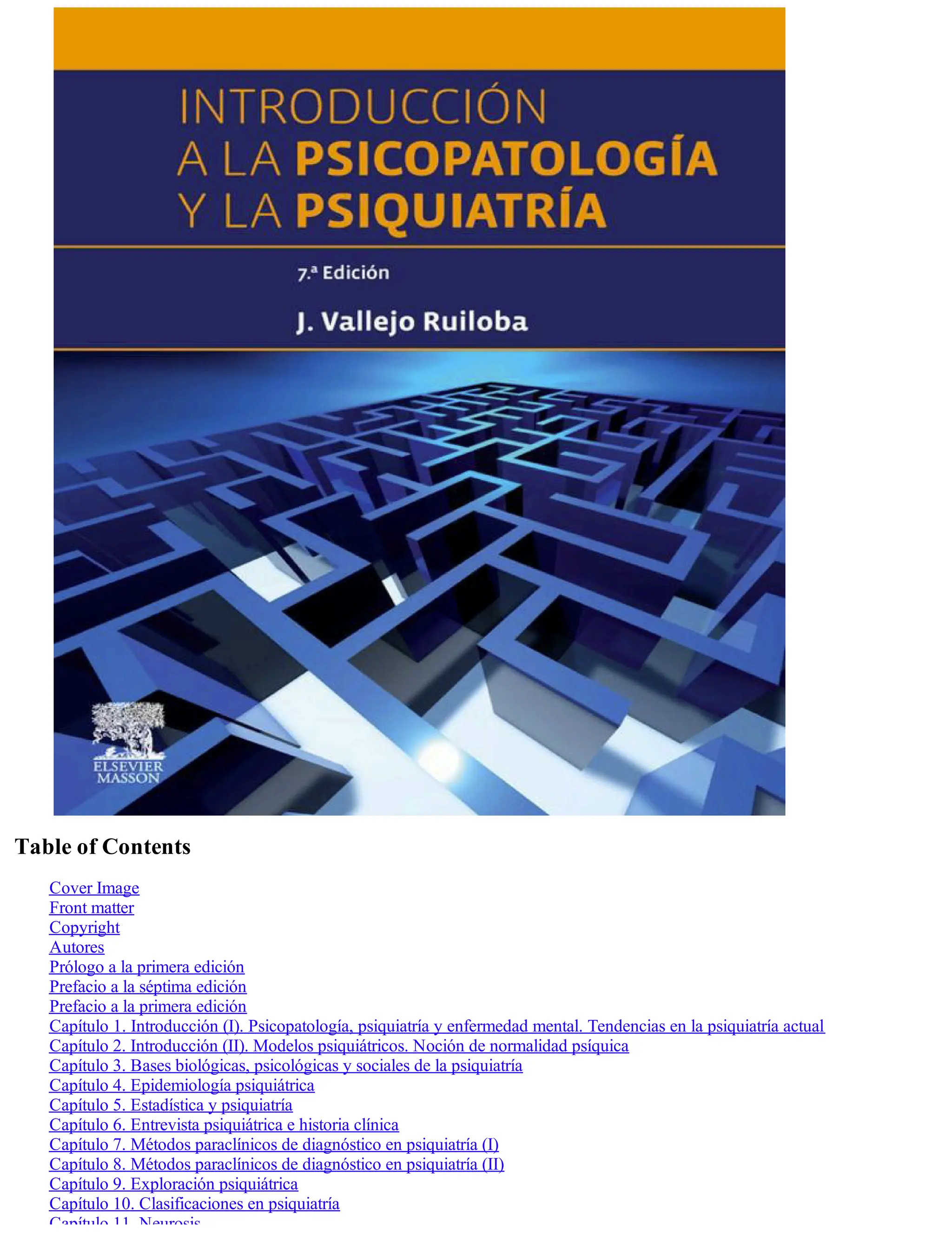 Introduccion a La Psicopatologia y Psiquiatria7 - Vallejo.pdf
