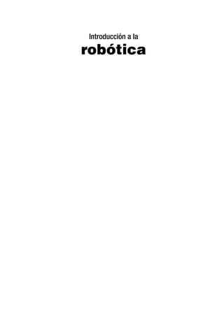 Introducción a la
robótica
 