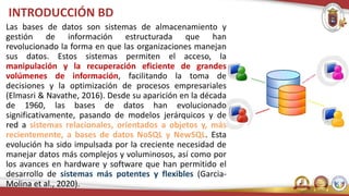 INTRODUCCION A LAS BASES DE DATOS - UNIDAD 1 | PDF