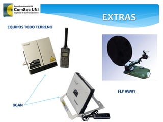 EXTRAS
EQUIPOS TODO TERRENO




                         FLY AWAY


  BGAN
 