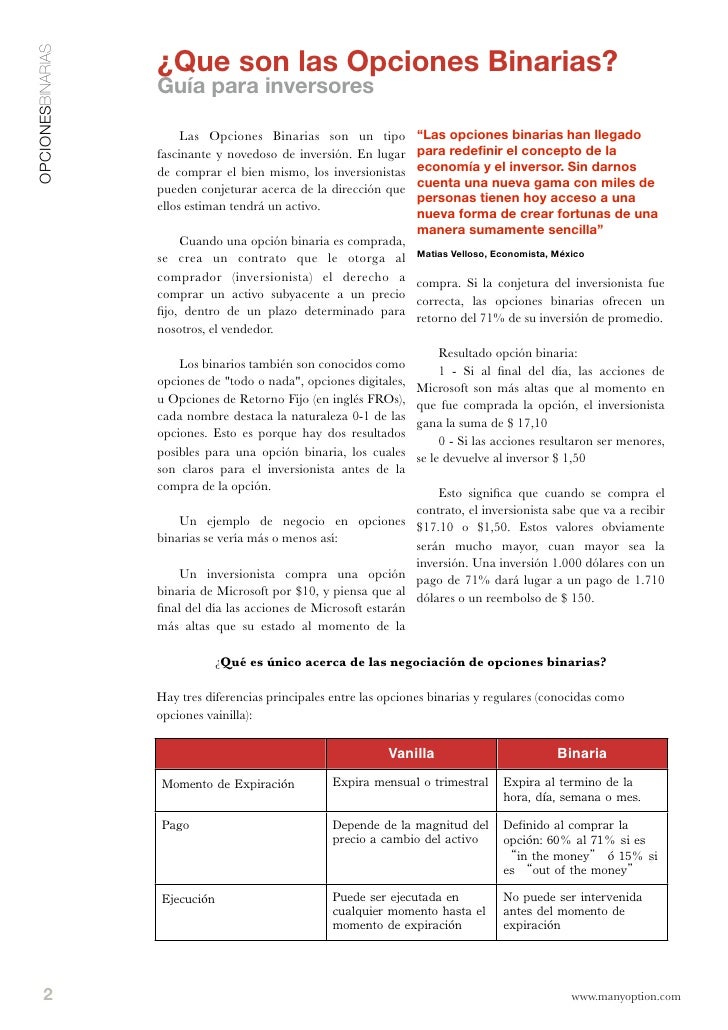 Como invertir bien en opciones binarias