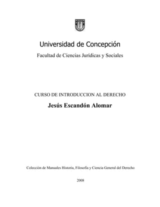 Curso de Introduccion al derecho