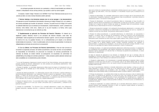 Introducción al Derecho Tributario

Alberto Carlos Pacci Cárdenas

Introducción al Derecho Tributario

Alberto Carlos Pacci Cárdenas

Los principios generales del derecho son postulados o criterios fundamentales que orientan la
creación o interpretación de las normas jurídicas y que ayudan a cubrir los vacios legales.
Al respecto, nuestro Código Tributario en la NORMA IX del Titulo Preliminar precisa que en lo no
previsto por éste o en otras normas tributarias podrán aplicarse:
1o Norma» distintas a las tributarias siempre que no se les opongan ni las desnaturalicen.
Por ejemplo la Ley del Procedimiento Administrativo General y el Código Procesal Civil, en lo relativo a
las normas procesales que resulten de aplicación. Inclusive, se puede recurrir al Código Civil cuando
se pretende determinar que se entiende por arrendamiento, subarrendamiento, cesión, prestación de
servicios, renta vitalicia, entre otros, citados por la Ley del Impuesto a la Renta, entre cuyas
disposiciones no encontramos que se entiende por ellas.
2° Supletoriamente se aplicarán los Principios del Derecho Tributario.- En defecto de la
legislación positiva, debemos recurrir a los principios del derecho tributario, entre ellas, las
posHh/izadas - teáse recogidas por el ordenamiento tributario vigente - como el principio de legalidad,

dentro de los límites de la facultad atribuida y manteniendo In debida proporción cutre los medios n emplear y los
fines públicos que deba tutelar, a fin de que respondan a lo estrictamente necesario para la satisfacción de su
cometido.
5. Principio de imparcialidad.- Las autoridades administrativas actúan sin ninguna clase de discriminación entre
los administrados, otorgándoles tratamiento y tutela igualitarios frente al procedimiento, resolviendo conforme al
ordenamiento jurídico y con atención al interés general.
6. Principio de informalismo.- Las normas de procedimiento deben ser interpretadas en forma favorable a la
admisión y decisión final de las pretensiones de los administrados, de modo que sus derechos e intereses no sean
afectados por la exigencia de aspectos formales que puedan ser subsanados dentro del procedimiento, siempre
que dicha excusa no afecte derechos de terceros o el interés público.
7 Principio de presunción de veracidad.- En la tramitación del procedimiento administrativo, se presume que los
documentos y declaraciones formulados por los administrados en la forma prescrita por esta Ley, responden a la
verdad de los hechos que ellos afirman. Esta presunción admite prueba en contrario.
8 Principio de conducta procedimental,- La autoridad administrativa, los administrados, sus representantes o
abogados y, en general, todos los participes del procedimiento, realizan sus respectivos actos procedimentales
guiados por el respeto mutuo, la colaboración y la buena fe. Ninguna regulación del procedimiento
administrativo puede interpretarse de modo tal que ampare alguna conducta contra la buena fe procesal.

de reserva de la ley, de igualdad tributaria, de no confiscatoriedad y de respeto a los derechos
fundamentales de la persona. Y otros no positivízadas como el principio de generalidad, el principio de
obligatoriedad y el principio de economía en la recaudación.
3° O en su defecto, los Principios del Derecho Administrativo.- Entre las más comunes se
encuentran los siguientes principios: del debido procedimiento, de impulso de oficio, de razonabilidad,
de imparcialidad, de informalismo, de presunción de veracidad, de conducta procedimental, de

9. Principio de celeridad.- Quienes participan en el procedimiento deben ajustar su actuación de tal modo que se
dote al trámite de la máxima dinámica posible, evitando actuaciones procesales que dificulten su
desenvolvimiento o constituyan meros formalismos, a fin de alcanzar una decisión en tiempo razonable, sin que
ello releve a las autoridades del respeto al debido procedimiento o vulnere el ordenamiento.
10. Principio de eficacia.- Los sujetos del procedimiento administrativo deben hacer prevalecer el cumplimiento
de la finalidad del acto procedimental, sobre aquellos formalismos cuya realización no incida en su validez, no
determinen aspectos importantes en la decisión final, no disminuyan las garantías del procedimiento, ni causen
indefensión a los administrados.

celeridad, de eficacia, de verdad material, de participación, de simplicidad, de uniformidad, de
predictibTidad y dé privilegio de controles posteriores 14 . Estos principios podrán aplicarse siempre que
sean compatibles con el ordenamiento jurídico tributario.

14

La Ley del Procedimiento Administrativo General, articulo IV del Titulo Preliminar, precisa que pueden existir
principios generales del Derecho Administrativo asi como principios del procedimiento administrativo. Entre
estos últimos se mencionan a los siguientes:
1. Principio de legalidad.- Las autoridades administrativas deben actuar con respeto a la Constitución, la ley y al
derecho, dentro de las facultades que le estén atribuidas y de acuerdo con los fines para los que les fueron
conferidas.
2. Principio del debido procedimiento.- Los administrados gozan de todos los derechos y garantías inherentes al
debido procedimiento administrativo, que comprende el derecho a exponer sus argumentos, a ofrecer y producir
pruebas y a obtener una decisión motivada y fundada en derecho. La institución del debido procedimiento
administrativo se rige por los principios del Derecho Administrativo. La regulación propia del Derecho Procesal
Civil es aplicable sólo en cuanto sea compatible con el régimen administrativo.
3. Principio de impulso de oficio.- Las autoridades deben dirigir e impulsar de oficio el procedimiento y ordenar
la realización o práctica de los actos que resulten convenientes para el esclarecimiento y resolución de las
cuestiones necesarias.
4. Principio de razonabilidad.- Las decisiones de la autoridad administrativa, cuando creen obligaciones,
califiquen infracciones, impongan sanciones, o establezcan restricciones a los administrados, deben adaptarse
35

En todos los supuestos de aplicación de este principio, la finalidad del acto que se privilegie sobre las
formalidades no esenciales deberá ajustarse al marco normativo aplicable y su validez será una garantía de la
finalidad pública que se busca satisfacer con la aplicación de este principio.
11. Principio de verdad material.- En el procedimiento, la autoridad administrativa competente deberá verificar
plenamente los hechos que sirven de motivo a sus decisiones, para lo cual deberá adoptar todas las medidas
probatorias necesarias autorizadas por la ley, aun cuando no hayan sido propuestas por los administrados o hayan
acordado eximirse de ellas.
En el caso de procedimientos trilaleralcs la autoridad administrativa estará facultada a verificar por todos los
medios disponibles la verdad de los hechos que le son propuestos por las partes, sin que ello signifique una
sustitución del deber probatorio que corresponde a estas. Sin embargo, la autoridad administrativa estará
obligada a ejercer dicha facultad cuando su pronunciamiento pudiera involucrar también al interés público.
12. Principio de participación.- Las entidades deben brindar las condiciones necesarias a todos los administrados
para acceder a la información que administren, sin expresión de causa, salvo aquellas que afectan la intimidad
personal, las vinculadas a la seguridad nacional o las que expresamente sean excluidas por ley. y extender las
posibilidades de participación de los administrados y de sus representantes, en aquellas decisiones públicas que
les puedan afectar, mediante cualquier sistema que permita la difusión, el servicio de acceso a la información y la
presentación de opinión.
13. Principio de simplicidad.- Los trámites establecidos por la auloridad administrativa deberán ser sencillos,
debiendo eliminarse toda complejidad innecesaria; es decir, los requisitos exigidos deberán ser racionales y
proporcionales a los fines que se persigue cumplir.
36

 