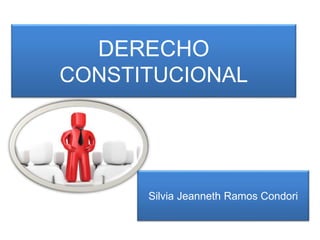 DERECHO
CONSTITUCIONAL
Silvia Jeanneth Ramos Condori
 