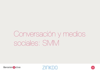 Que una empresa decida ignorar
las Redes Sociales no signiﬁca
que las personas vayan a dejar
de hablar de ella
SMM
Pautas de comunicación 2.0
•  Un fenómeno que NO es tan nuevo
•  Las mismas conversaciones, en un nuevo entorno
•  Las mismas conversaciones, pero con mucha más gente
•  Las mismas conversaciones, pero ahora puedes escuchar
•  Las mismas conversaciones, pero ahora puedes participar
59
 