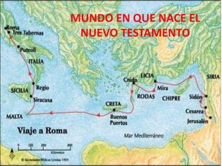 MUNDO EN QUE NACE EL
NUEVO TESTAMENTO
 
