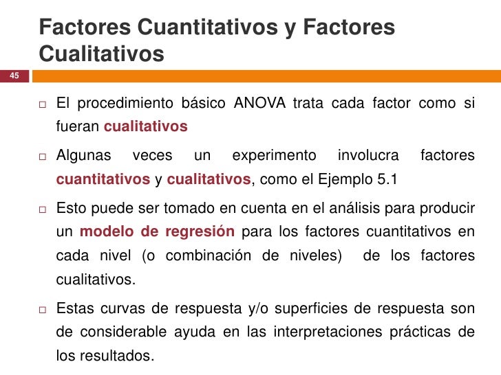 Introduccion a los diseños factoriales