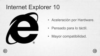 Internet Explorer 10
 