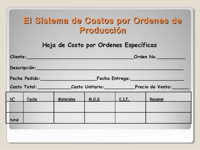 Introduccion a los sistemas de costos 7
