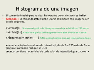 Matlab Hust Introduccion al procesamiento de imagenes con matlab | PDF