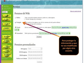 Para proteger la información y que no sea modificada por algún otro usuario.