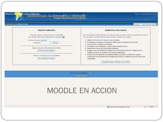 MOODLE EN ACCION
 
