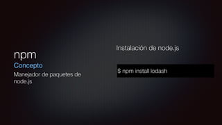Introducción a npm | PDF