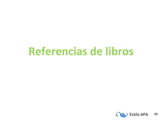 Referencias de libros 