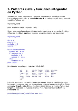 Introducción a python | PDF