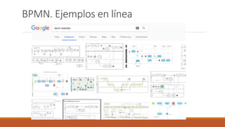 BPMN. Ejemplos en línea
 