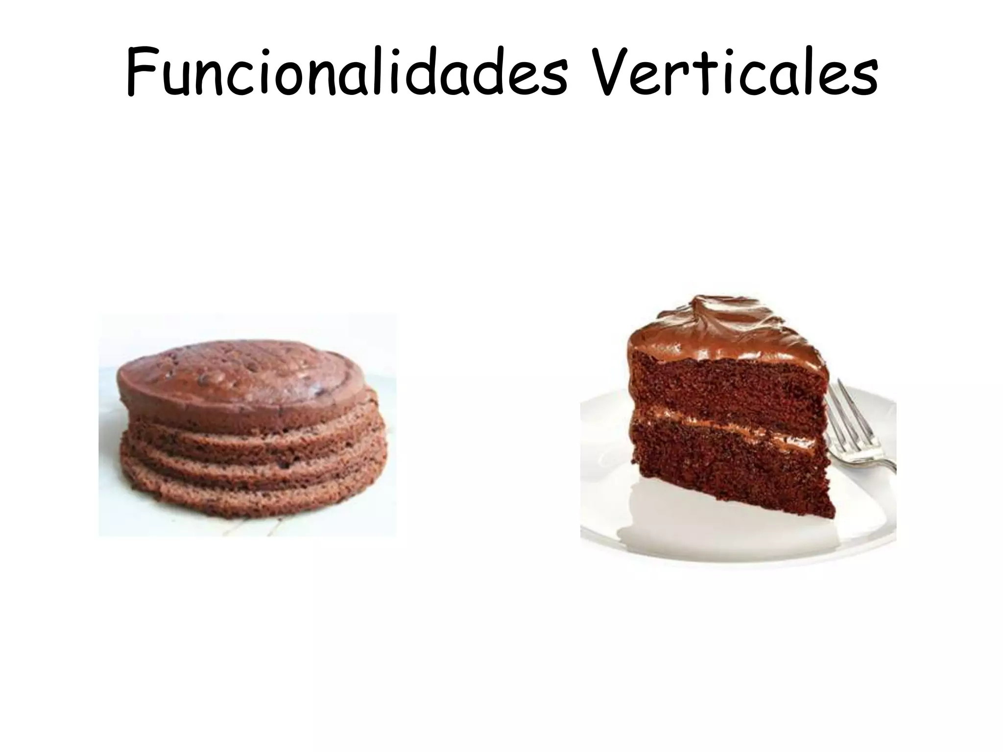 Funcionalidades Verticales
 