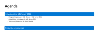 Introduccion a SQL Server 2022 | PPTX