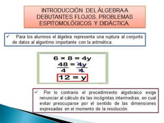 Introduccion del algebra