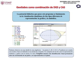 Introduccion del geo gebra en geometria