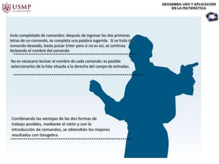 Introduccion del geo gebra en geometria