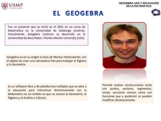 Introduccion del geo gebra en geometria