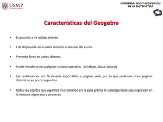 Introduccion del geo gebra en geometria