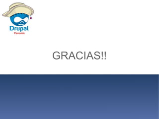 Arquitectura Drupal
GRACIAS!!
 