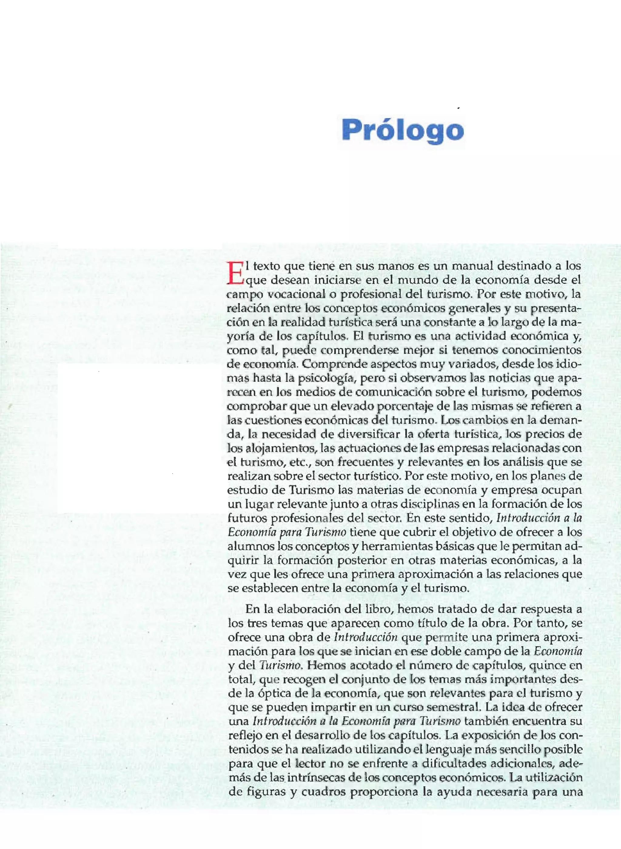 Introduccion economiaturismo